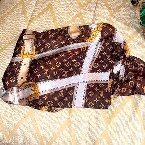 Louis Vuitton silk scarf